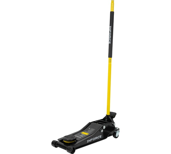 Изображение товара Низкопрофильный подкатной гидравлический домкрат Inforce 3 тонны, высота подхвата 75мм, высота подъема 505мм 08-08-75
