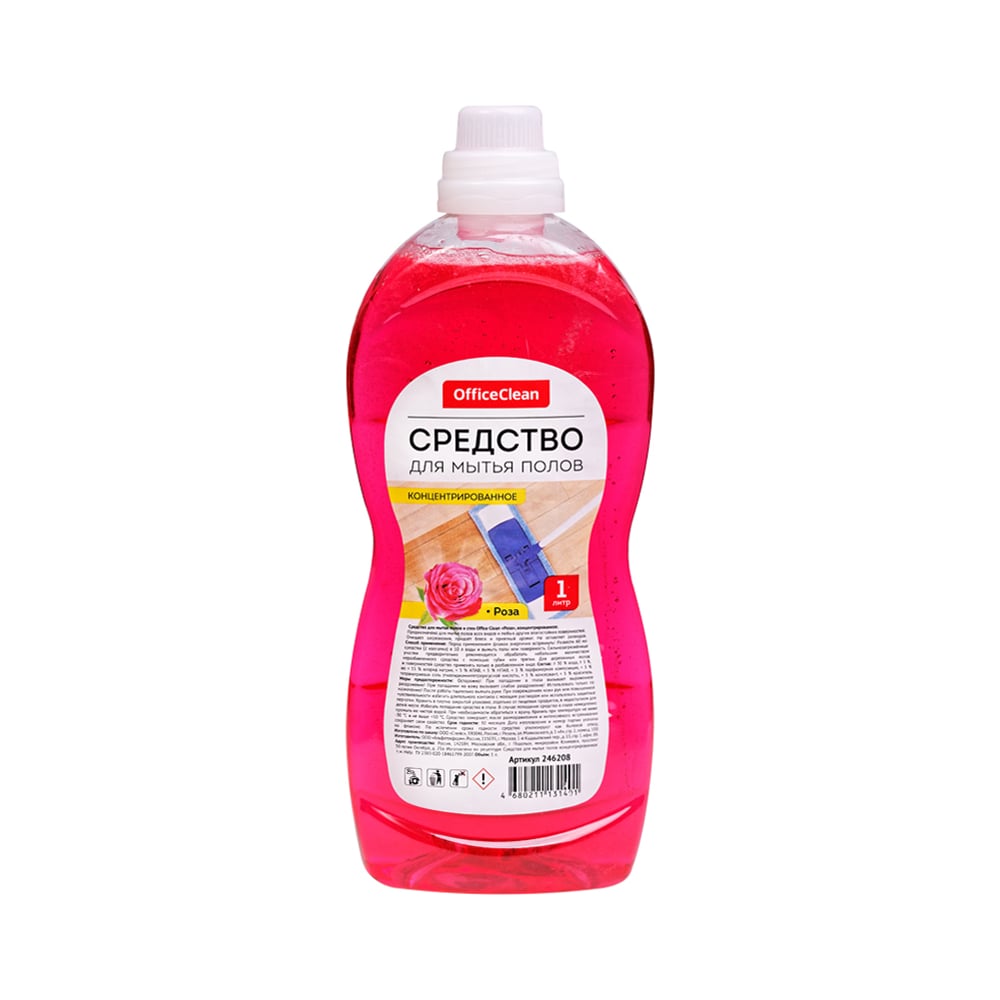 Средство для мытья полов OfficeClean парфюмерная вода женская cherry in the air по мотивам escada 15 мл