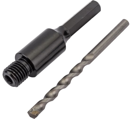 Изображение товара Переходник M16-шестигранник под дрель в комплекте со сверлом Адель 00-00000979