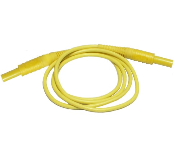 Изображение товара Провод измерительный с разъемами банан (2.2 м; желтый) SONEL WAPRZ2X2YEBB