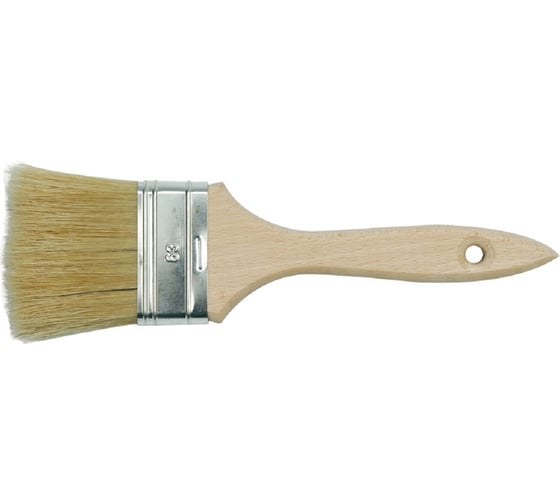 Изображение товара Флейцевая кисть деревянная ручка VOREL 36 мм 9522