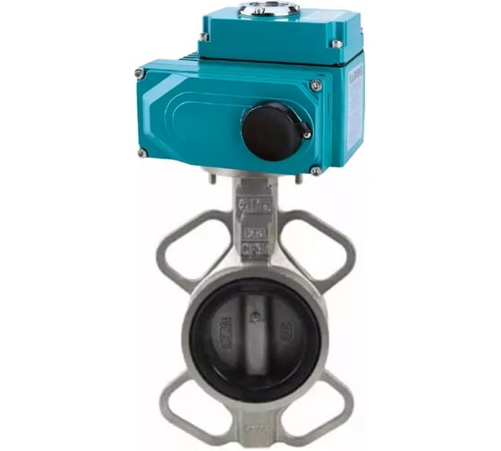 Изображение товара Затвор DN.ru 316-316-VITON-2W-Fb Ду250 Ру16, 1/4-оборотный электропривод QT2-040 380В D050-70588