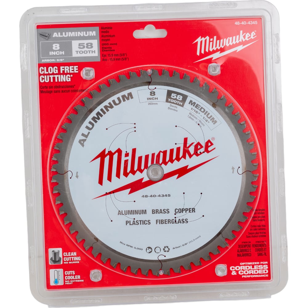 Пильный диск по алюминию для циркулярной пилы Milwaukee диск по дереву для циркулярной мини пилы м200 messer