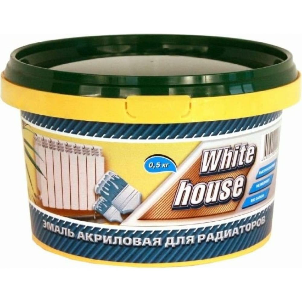 фото Акриловая эмаль для радиаторов white house