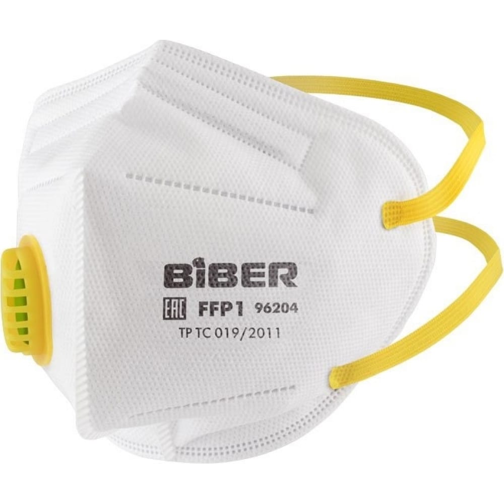 Фильтрующая полумаска Biber полумаска для защиты от аэрозолей 3м