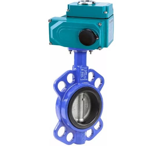 Изображение товара Затвор DN.ru WCB-316-NBR-2W-Fb Ду40 Ру16, 1/4-оборотный электропривод QT2-003 24В D050-70539