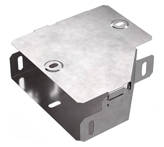 Изображение товара Левый переходник с крышкой Промрукав Стандарт 200х150х50 PR16.0490