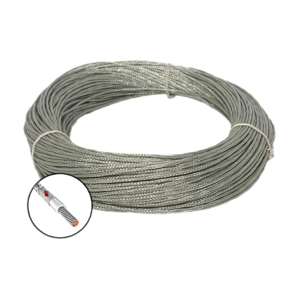 Изображение товара Провод бортовой экранированный БУРЕВЕСТНИК БПВЛЭ 1x0.5 мм2, 10м BOZ70368L10