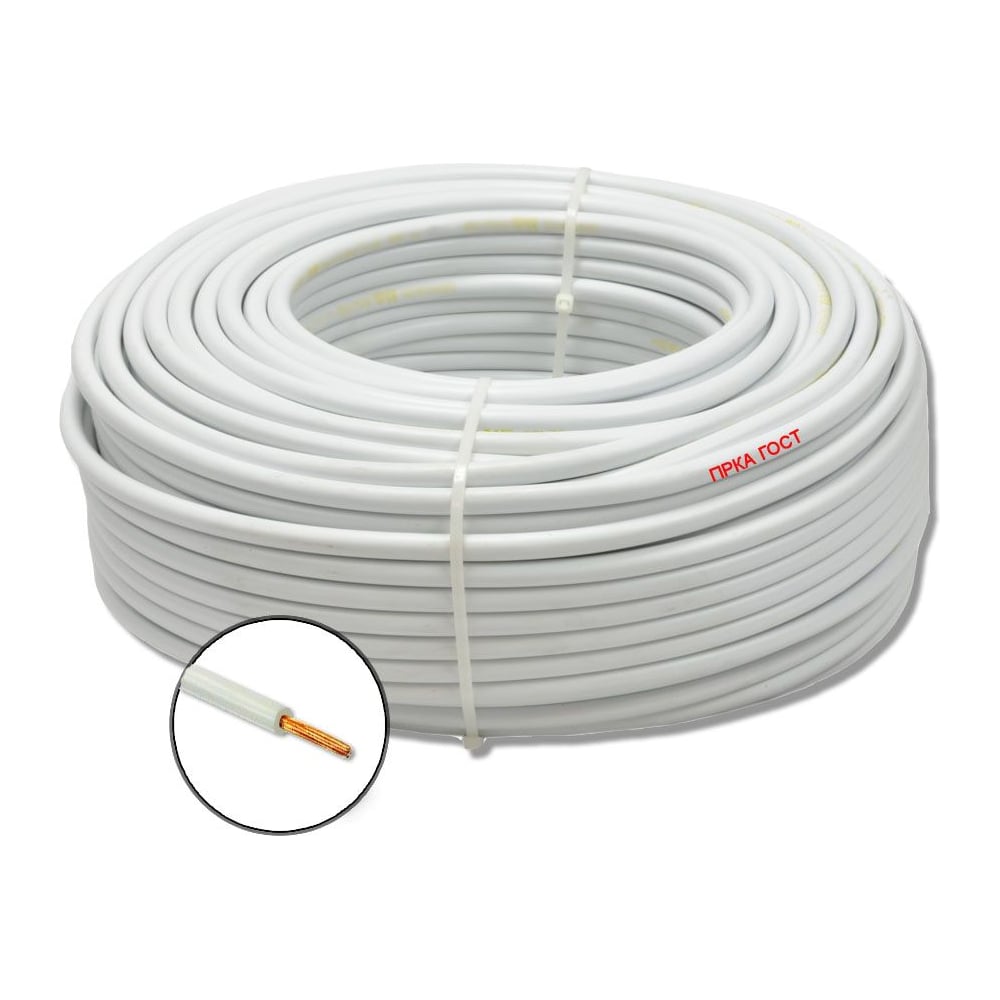 Изображение товара Термостойкий кабель БУРЕВЕСТНИК прка 1x1.5 мм2 100м огнестойкий