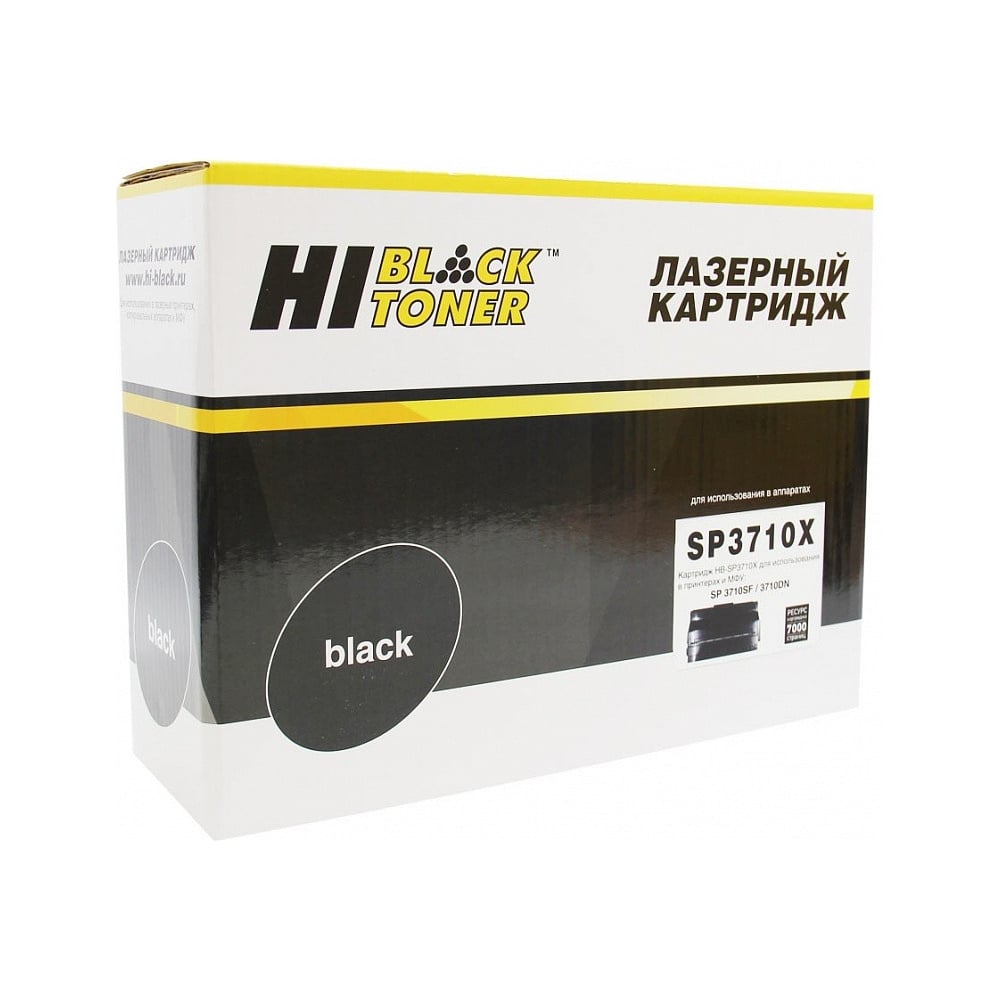 Изображение товара Картридж Hi-Black для Ricoh Aficio SP 3710SF/3710DN черный