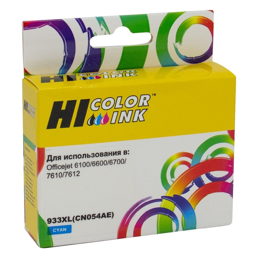 Изображение товара Картридж Hi-Black для HP Officejet 6100 6600 6700 №933XL голубой