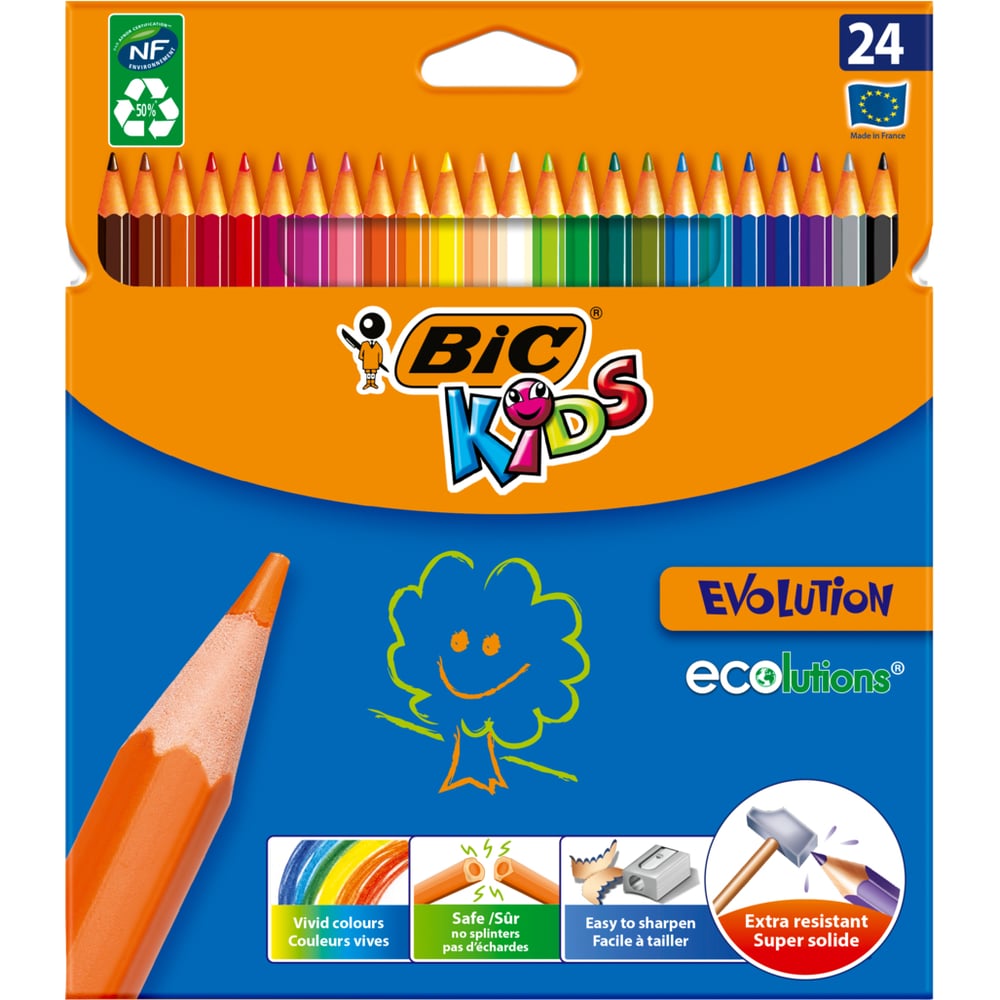 фото Цветные карандаши bic