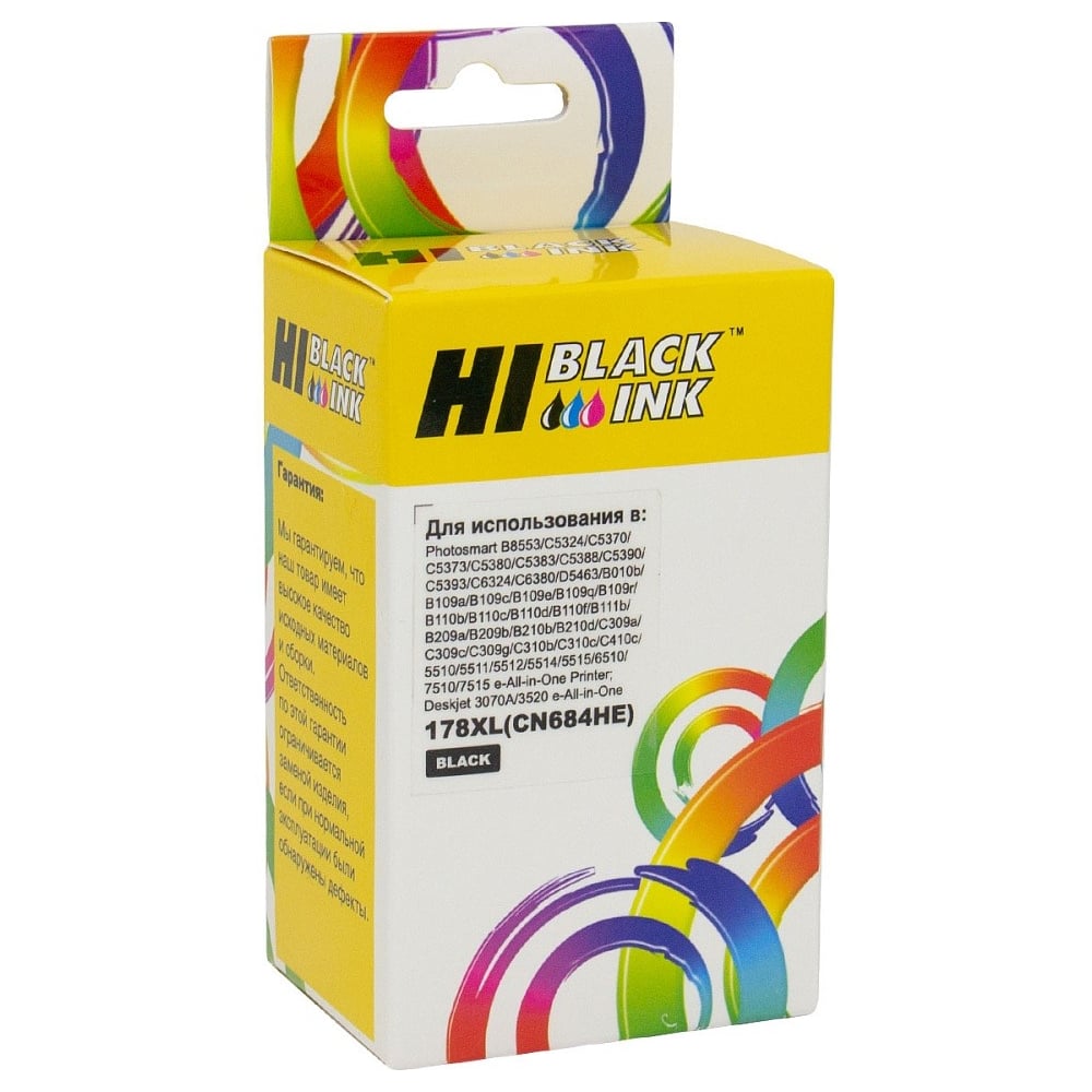 Изображение товара Картридж Hi-Black HB-CN684HE для HP Photosmart с повышенной емкостью
