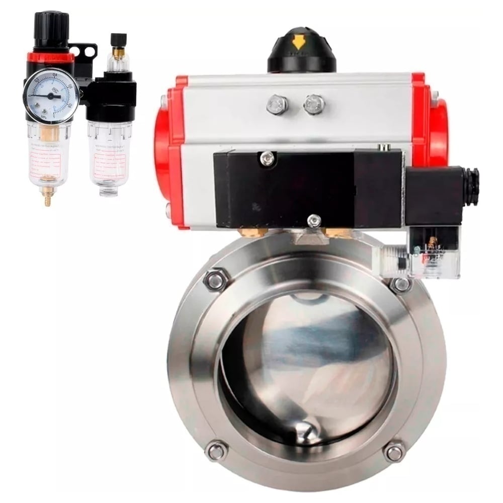 Изображение товара Затвор дисковый DN.ru 304-304-EPDM Ду25 Ру10