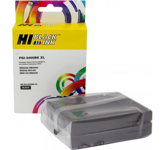 Изображение товара Картридж Hi-Black (PGI-2400XLBK) для Canon MAXIFY iB4040/ МВ5040/ МВ5340, Black HB-CAN-PGI-2400XLBK-Bk