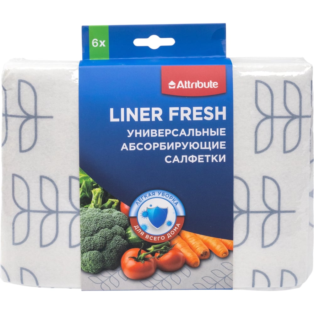 Изображение товара Набор салфеток абсорбирующих Attribute LINER FRESH ACC001