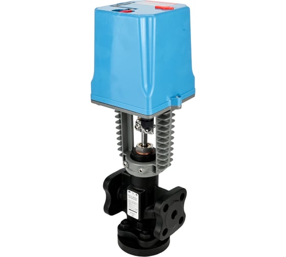 Изображение товара Клапан запорно-регулирующий DN.ru JS1025-V-PED-F Ду15 Ру16 Kv4м3/ч,эл.привод XCK-1500 220В D090-02921