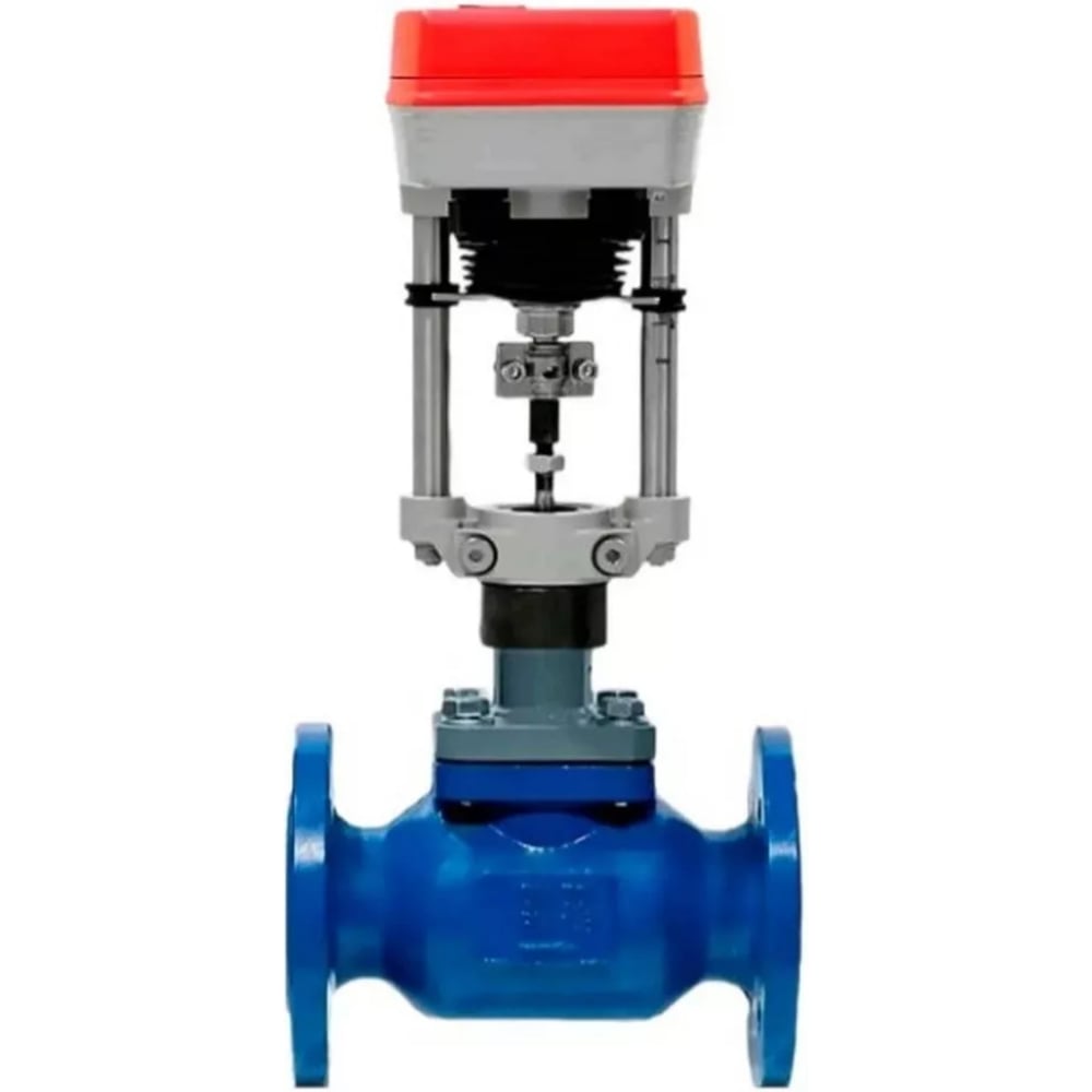 Изображение товара Клапан запорно-регулирующий DN.ru JS1025-V-PED-F Ду20 Ру16 Kv6.3м3/ч, привод XCK-1500 220В D090-02922