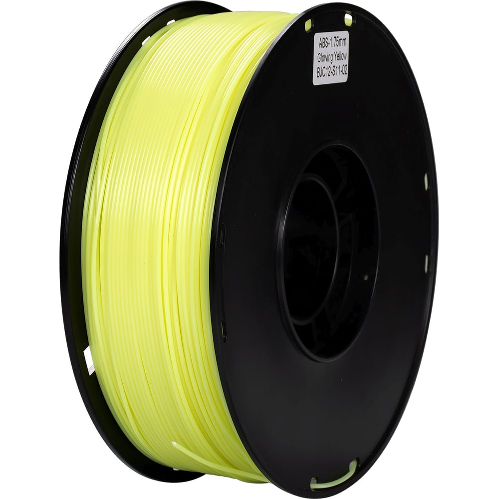 Изображение товара ABS пластик CACTUS CS-3D-ABS-1KG-L-YELL желтый диаметр 1.75 мм для 3D печати Изображение товара ABS пластик CACTUS CS-3D-ABS-1KG-L-YELL желтый диаметр 1.75 мм для 3D печати
