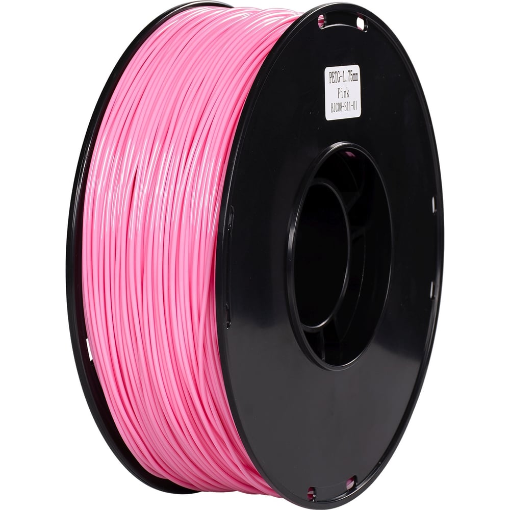 Пластик CACTUS CS-3D-PETG-1KG-PINK PETG/1.75мм/1кг/316м/розовый 2086489