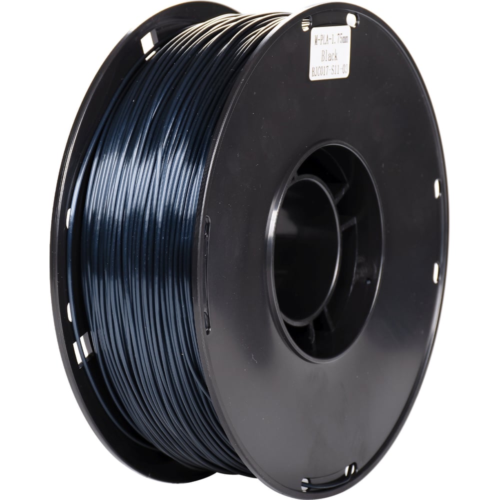 Пластик CACTUS CS-3D-PLA-1KG-S-BL PLA SILK/1.75мм/1кг/326м/черный 2086494