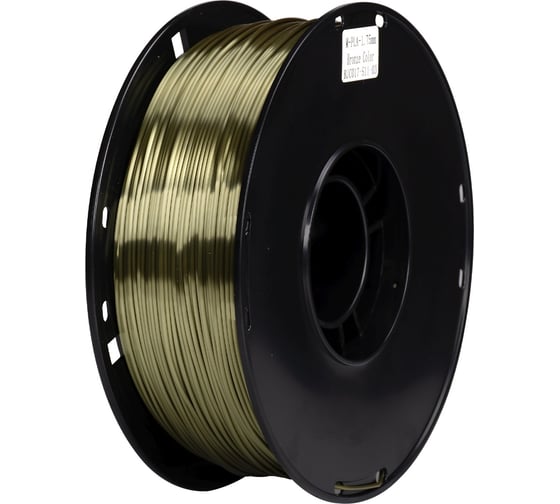 Изображение товара Пластик CACTUS CS-3D-PLA-1KG-S-BRON PLA SILK/1.76мм/1кг/326м/бронзовый 2086505