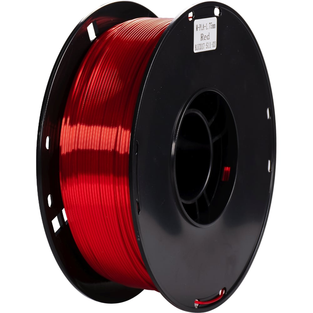 Пластик CACTUS CS-3D-PLA-1KG-S-RED PLA SILK/1.75мм/1кг/326м/красный 2086497