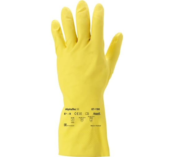 Изображение товара Перчатки Ansell AlphaTec 87-190, размер 7, 12шт 87-190-7