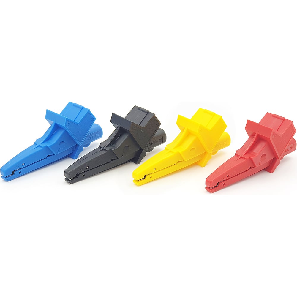 Изображение товара Комплект изолированных зажимов Крокодил SONEL WAKRO4KRU 4 шт