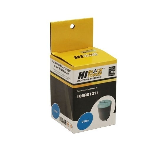 Изображение товара Тонер-картридж Hi-Black для Xerox Phaser 6110, C, 1K HB-106R01271