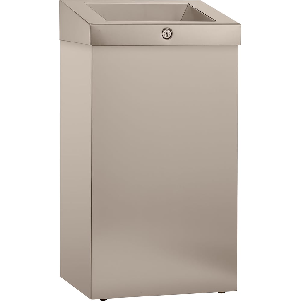 Изображение товара Корзина для мусора Merida STELLA R металлическая, подвесная, с конусным отверстием, антифингер, 47 л KSA102.R