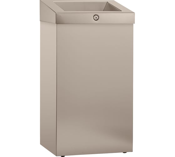 Изображение товара Корзина для мусора Merida STELLA R металлическая, подвесная, с конусным отверстием, антифингер, 47 л  KSA102.R