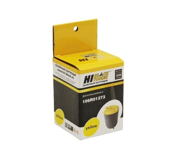 Изображение товара Тонер-картридж Hi-Black для Xerox Phaser 6110, Y, 1K HB-106R01273
