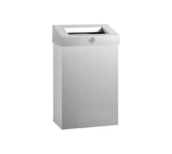 Изображение товара Корзина для мусора Merida STELLA R металлическая, подвесная, с конусным отверстием, антифингер,12 л  KSA107.R