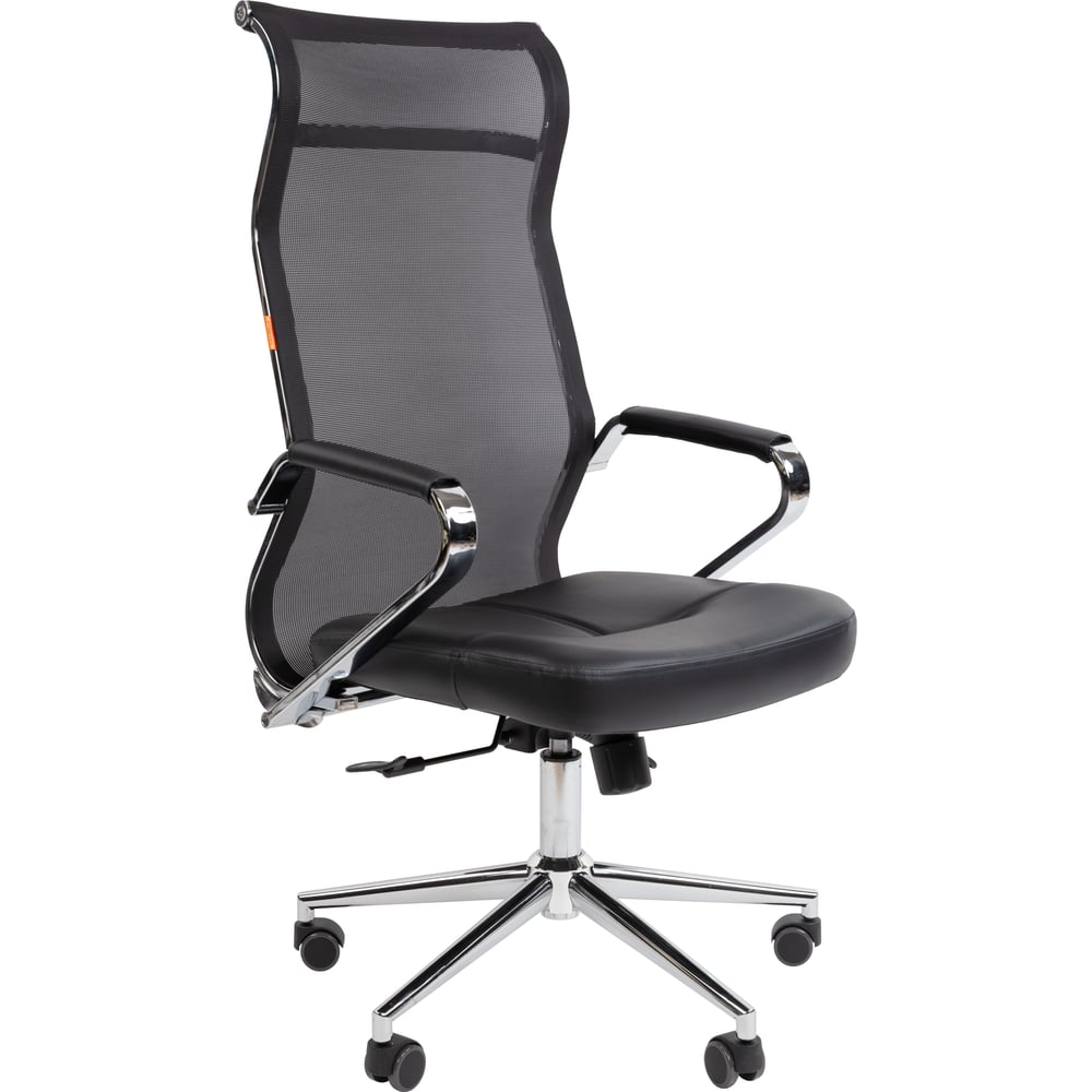 Изображение товара Офисное кресло CHAIRMAN 702 современное регулируемое черное для офиса и дома