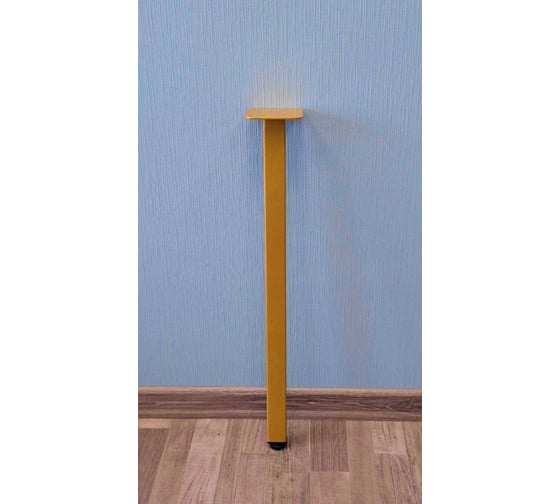 Изображение товара Ножка опора металлическая для стола Parallax Лофт 800 40x20 регулируемая, золотая, барная, 1 шт. 1lg4020080-ОР