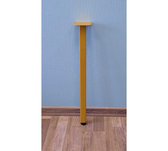 Изображение товара Ножка опора металлическая для стола Parallax Лофт 810 40x20 регулируемая, золотая, барная, 1 шт. 1lg40200810-ОР