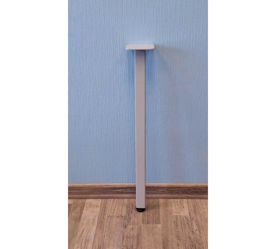 Изображение товара Ножка опора металлическая для стола Parallax Лофт 725 40x20 регулируемая, серая, барная, 1 шт. 1lgr4020072-ОР