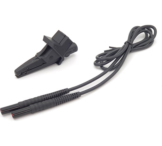 Изображение товара Комплект измерительный провод 1,2м и зажим "Крокодил" SONEL черный WAPRKRBLRU