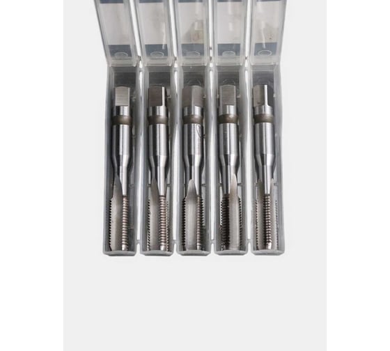 Изображение товара Метчик машинно-ручной РОСИНСТРУМЕНТ 10 х 1,25 ,1 штука для глухих отверстий, ГОСТ 3266-81 Р6М5, упаковка 5 шт: 4141125UP