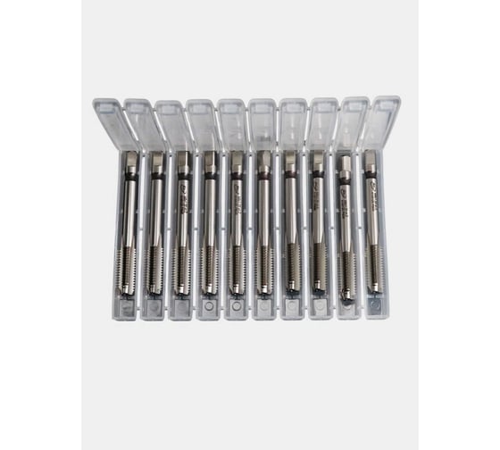 Изображение товара Метчик машинно-ручной РОСИНСТРУМЕНТ 8 х 1,25 ,1 штука для глухих отверстий, ГОСТ 3266-81 Р6М5, упаковка 10 шт: 4148125UP