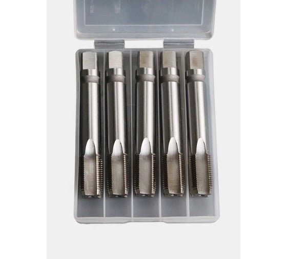 Изображение товара Метчик трубный машинно-ручной РОСИНСТРУМЕНТ G  3/8 ГОСТ 3266-81 Р6М5, упаковка 5 шт: 40738UP