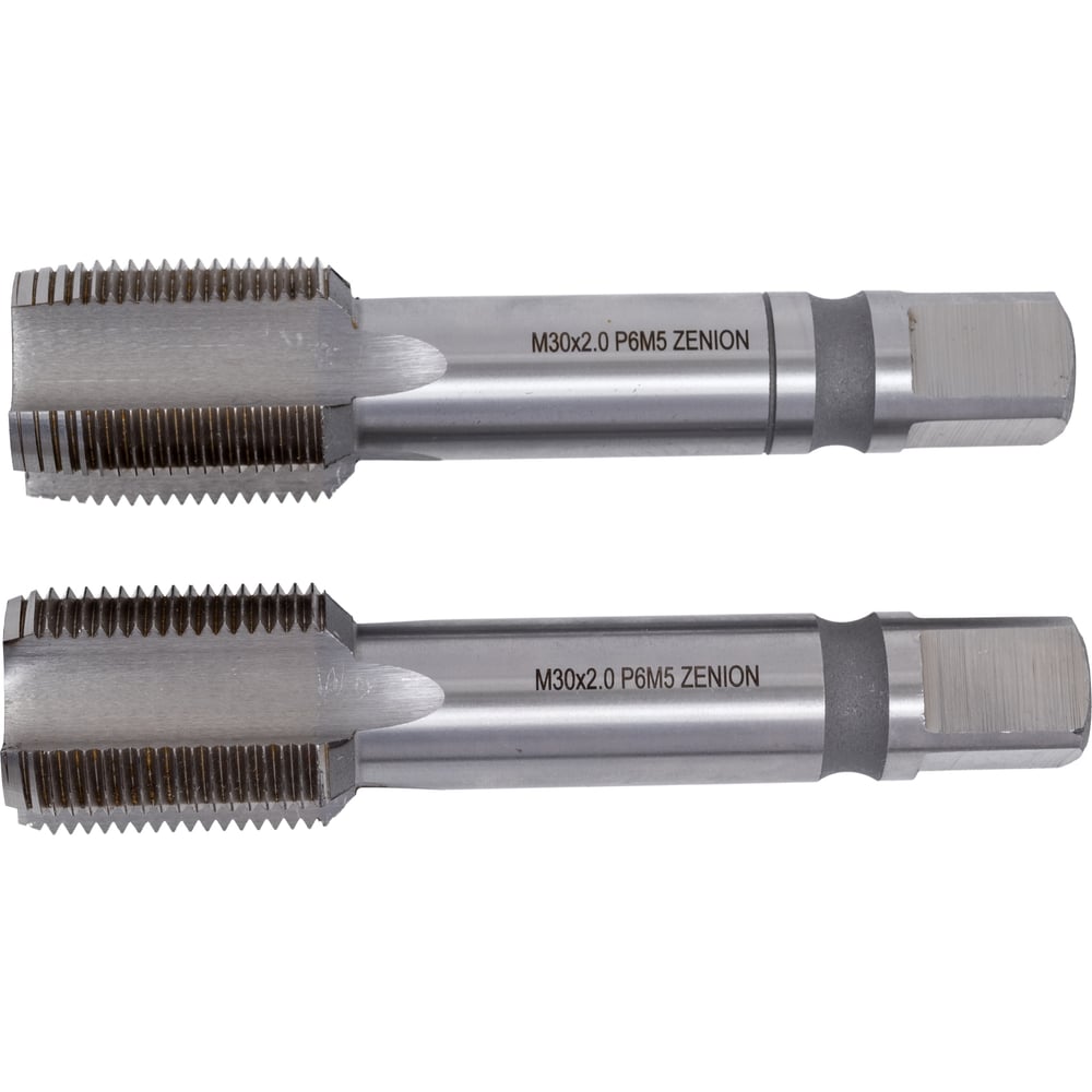 Изображение товара Метчик ZENION М30x2,0 Р6М5 для нарезки метрической резьбы, 2 шт