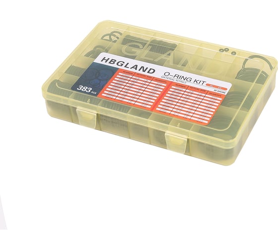 Изображение товара Набор резиновых уплотнительных колец Крал 36 типоразмеров 383 шт RING KIT HIT-WS 5398
