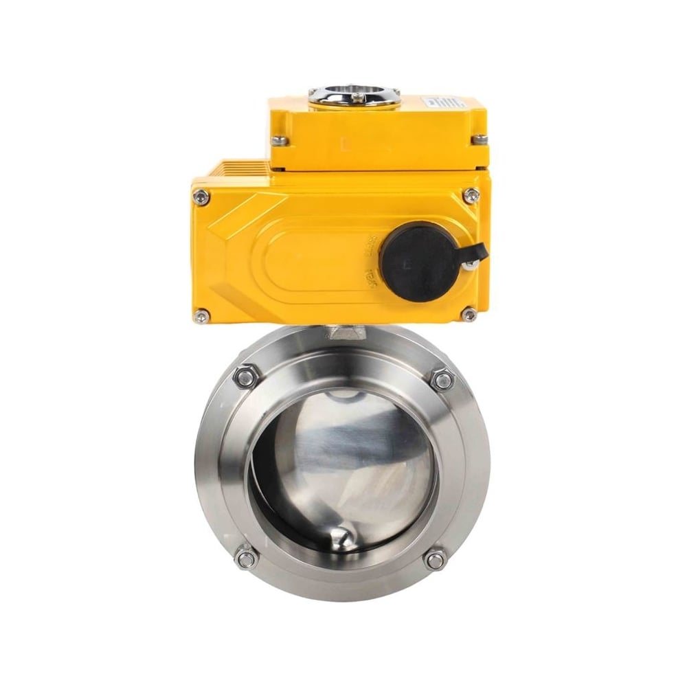 Изображение товара Затвор дисковый DN.ru 304-304-EPDM Ду25 Ру10 с электроприводом 220В