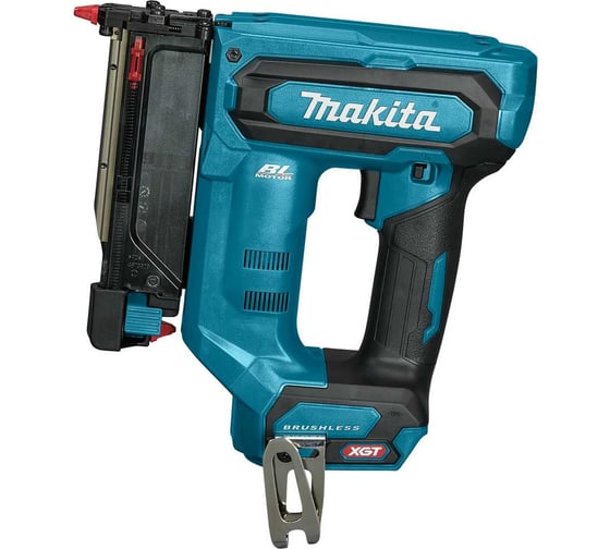 Изображение товара Штифтозабиватель аккумуляторный Makita XGT 40В, BL, XPT, 23GA-15,18,25,30,35 мм, ф0,6 мм, маг. до 120 шт. PT001GZ