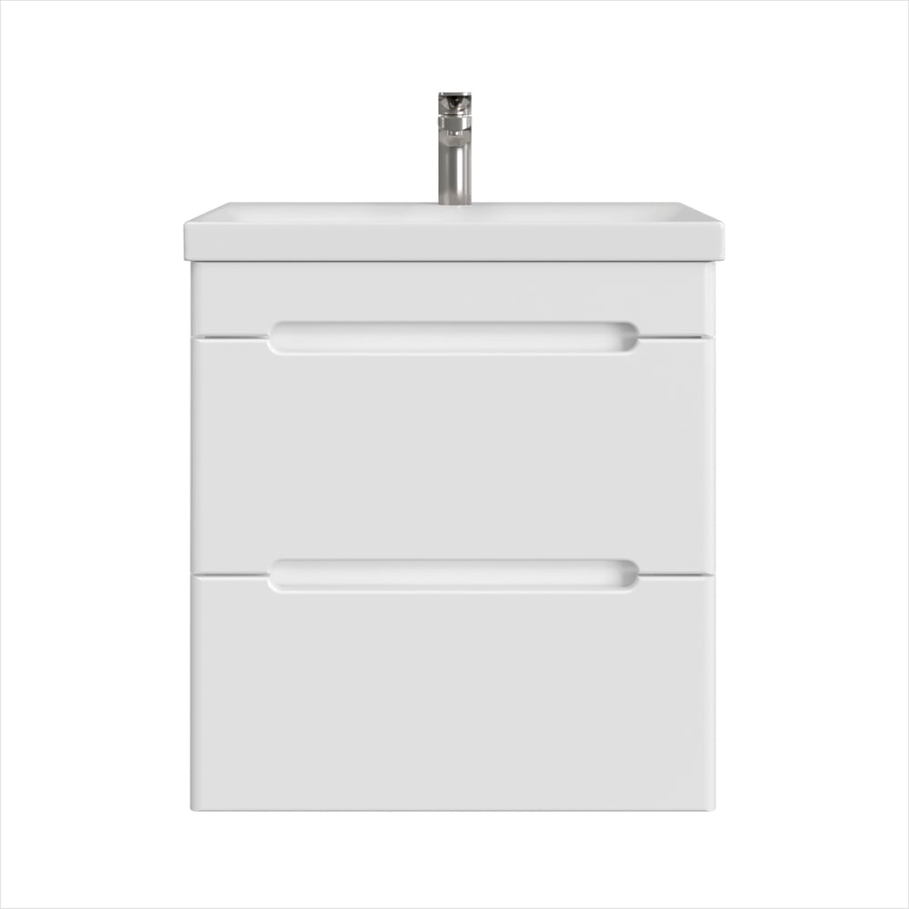 Изображение товара Тумба с раковиной RUVANN BRAVA 50 + Moduo 50 современная подвесная модель