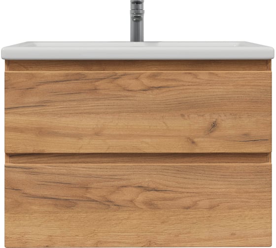 Изображение товара Тумба без раковины RUVANN STELLO 70 в ванную подвесная, голд крафт Т.STELLO-GK.П-70П