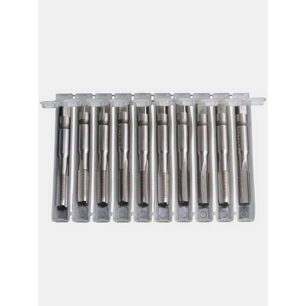 Изображение товара Набор метчиков машинно-ручных РОСИНСТРУМЕНТ М8 10шт сталь Р6М5 ГОСТ 3266-81