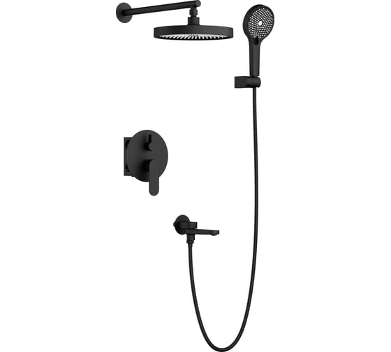 Изображение товара Душевая система BELZ встроенная, черный B80713-7